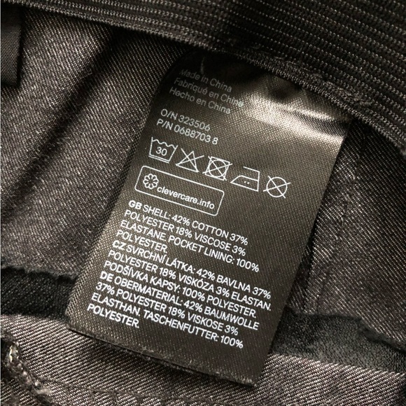 GP&J Baker x H&M Floral Print Ankle Pants in Black Size 6 - Picture 11 of 11